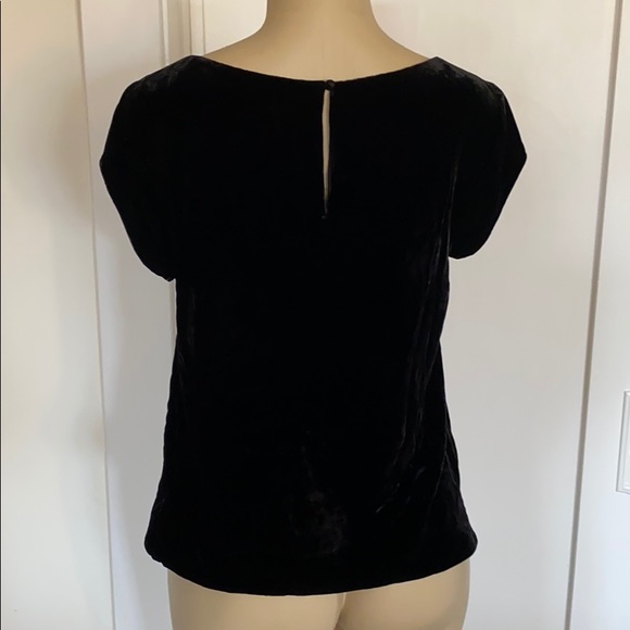 Joie black velvet top - Picture 2 of 5